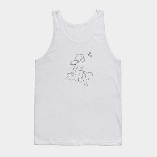 Cherub with Butterfly Tank Top